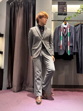 「オトナカジュアル」｜「アイテム（セットアップ）」を使った、kentaさん（メンズ・165cm）の冬コーディネート