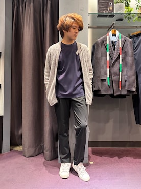 「アイテム（ブルゾン）」を使った、kentaさん（メンズ・165cm・30代）の秋コーディネート