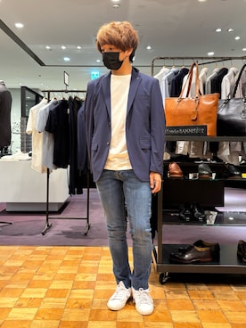 「アイテム（セットアップ）」を使った、kentaさん（メンズ・165cm）の夏コーディネート