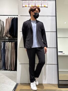 「アイテム（セットアップ）」を使った、kentaさん（メンズ・165cm）の夏コーディネート
