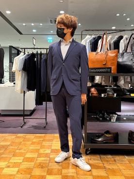 「アイテム（セットアップ）」を使った、kentaさん（メンズ・165cm）の夏コーディネート