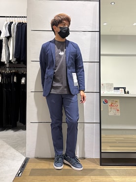「アイテム（セットアップ）」を使った、kentaさん（メンズ・165cm）の春コーディネート