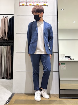 「アイテム（セットアップ）」を使った、kentaさん（メンズ・165cm・30代）の夏コーディネート