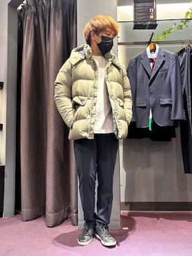 「アイテム（ブルゾン）」を使った、kentaさん（メンズ・165cm・30代）の冬コーディネート