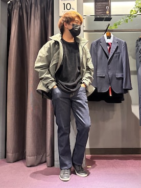 「アイテム（ブルゾン）」を使った、kentaさん（メンズ・165cm・30代）の冬コーディネート