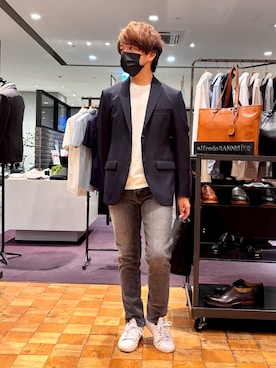 「アイテム（セットアップ）」を使った、kentaさん（メンズ・165cm）の夏コーディネート