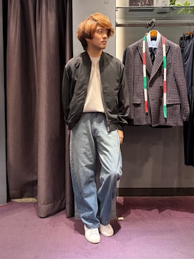「アイテム（ブルゾン）」を使った、kentaさん（メンズ・165cm・30代）の秋コーディネート