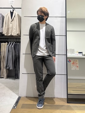「ABAHOUSE GRAY（アバハウスグレイ）のアイテム」を使った、kentaさん（メンズ・165cm）の夏コーディネート