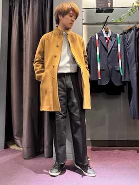 「ABAHOUSE（アバハウス）のアイテム」を使った、kentaさん（メンズ・165cm）の冬コーディネート