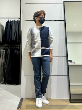 「アイテム（チノパンツ、その他）」を使った、kentaさん（メンズ・165cm）の秋コーディネート