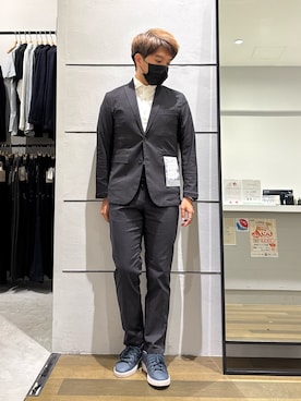 「アイテム（セットアップ）」を使った、kentaさん（メンズ・165cm）の春コーディネート