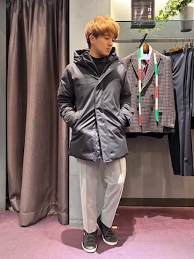 「アイテム（ブルゾン）」を使った、kentaさん（メンズ・165cm・30代）の秋コーディネート