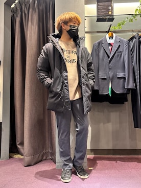 「ABAHOUSE（アバハウス）のアイテム」を使った、kentaさん（メンズ・165cm）の冬コーディネート