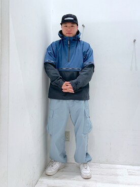 「XLARGE（エクストララージ）のアイテム（その他アウター）」を使った、田中翔太郎さん（メンズ・171cm）の春コーディネート