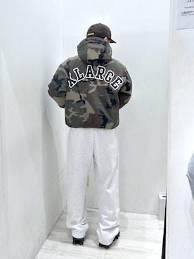 「アイテム（スウェットパンツ）」を使った、田中翔太郎さん（メンズ・171cm）の秋コーディネート