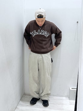 「アイテム（ニット/セーター）」を使った、田中翔太郎さん（メンズ・171cm）の秋コーディネート