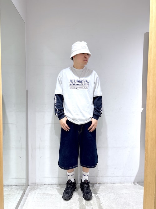 EXTRALARGE LAYERED L/S TEE（Tシャツ/カットソー）｜XLARGE
