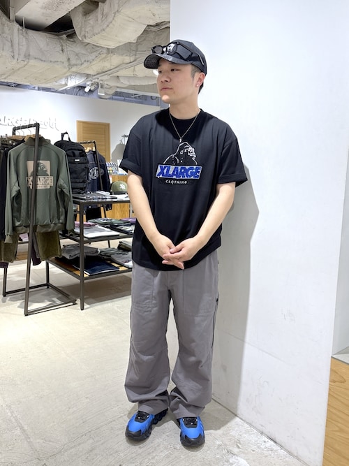 RHINE STONE SLANTED OG S/S TEE（Tシャツ/カットソー）｜XLARGE