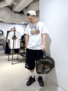「XLARGE（エクストララージ）のアイテム」を使った、田中翔太郎さん（メンズ・171cm）の春コーディネート