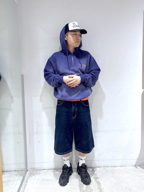 XLARGE（エクストラ ラージ） パーカー HALF ZIP UP HOODED SWEATSHIRT