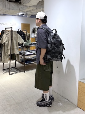 「XLARGE（エクストララージ）のアイテム（パンツ）」を使った、田中翔太郎さん（メンズ・171cm）の春コーディネート