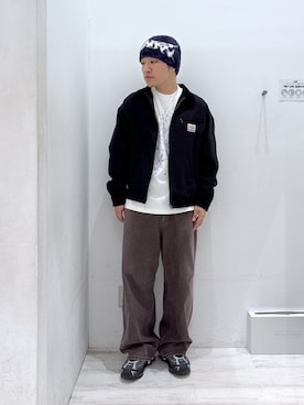 「アイテム（その他アウター）」を使った、田中翔太郎さん（メンズ・171cm）の秋コーディネート