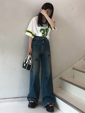 林瑞季さん（レディース・159cm）の春コーディネート