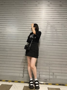 林瑞季さん（レディース・159cm）の夏コーディネート