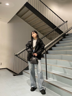 林瑞季さん（レディース・159cm）の秋コーディネート