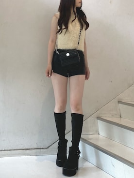 林瑞季さん（レディース・159cm）の秋コーディネート