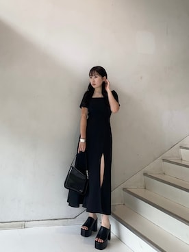 林瑞季さん（レディース・159cm）の夏コーディネート