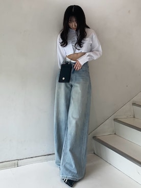 林瑞季さん（レディース・159cm）の春コーディネート