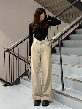 林瑞季さん（レディース・159cm）の秋コーディネート