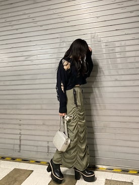 林瑞季さん（レディース・159cm）の春コーディネート