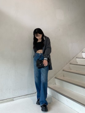 林瑞季さん（レディース・159cm）の秋コーディネート