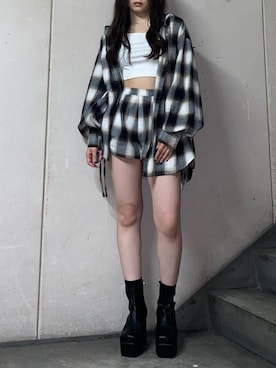 林瑞季さん（レディース・159cm）の秋コーディネート