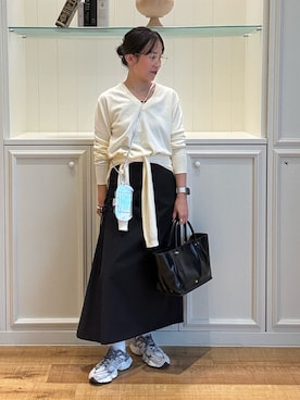 「アイテム（チャーム）」を使った、ホッシーさん（レディース・155cm）の秋コーディネート