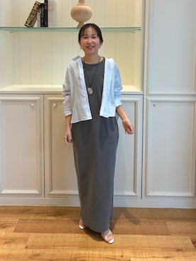 「NOLLEY’S（ノーリーズ）のアイテム」を使った、ホッシーさん（レディース・155cm）の春コーディネート