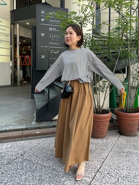 「スイッチコーデ」｜ホッシーさん（レディース・155cm）の夏コーディネート