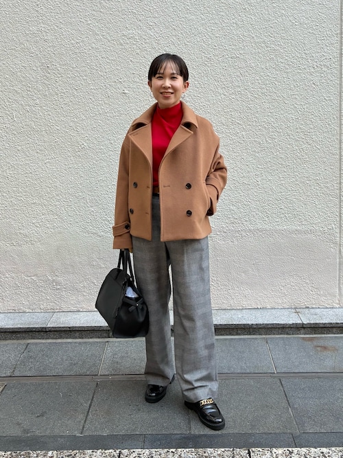 ウールカシミヤダブルブレストコート（ピーコート）｜NOLLEY'S