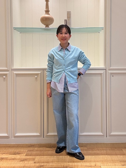 セール】【RM denim】ソフトルーズストレートデニム（デニムパンツ