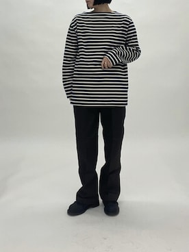 「アイテム（チノパンツ）」を使った、ma（THE BAREFOOT)さん（レディース・162cm）の冬コーディネート