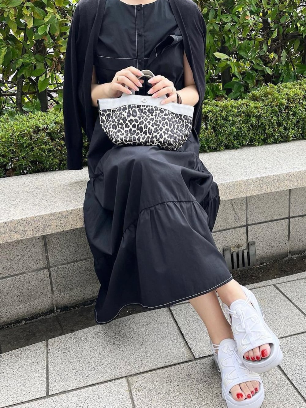 一枚のハギレから☆ブラックサンタコーデ・グラマラスクレインコーデ 一枚のハギレから☆ブラックサンタコーデ・グラマラスクレイン