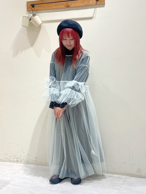 セール】ツイードライクジャンパースカート（ワンピース）｜Samansa