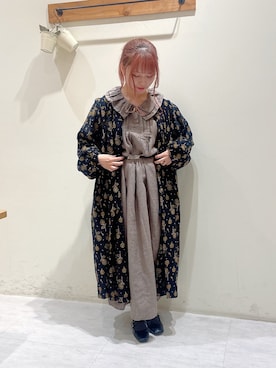 「TSUHARU by Samansa Mos2（ツハルバイサマンサモスモス）のアイテム（その他アウター）」を使った、ayuさん（レディース・150cm）の秋コーディネート