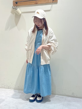「ehka sopo（エヘカソポ）のアイテム（ブルゾン）」を使った、ayuさん（レディース・150cm）の春コーディネート