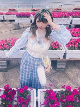 「アイテム（ブーツ）」を使った、momojimさん（レディース・148cm）の夏コーディネート