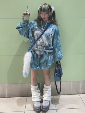 「MIKIO SAKABE（ミキオ サカベ）のアイテム」を使った、momojimさん（レディース・148cm）の夏コーディネート