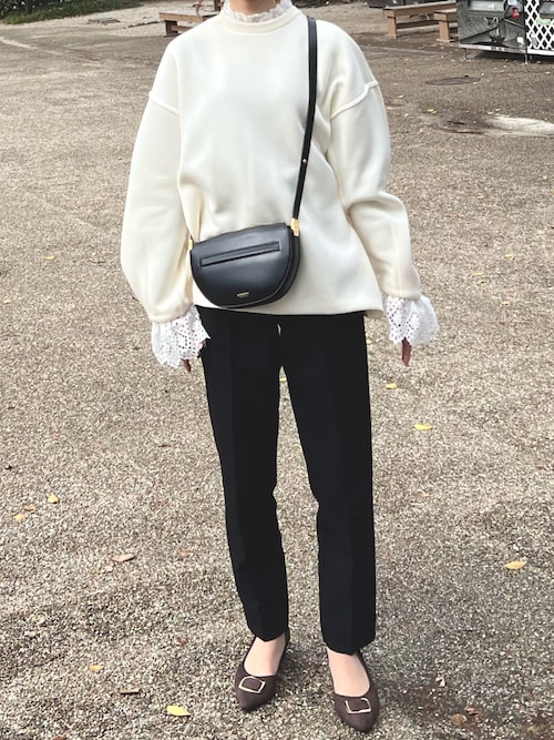 Ameri（アメリ）の「CLASSIC ROUND FORM TOP（スウェット）」 - WEAR