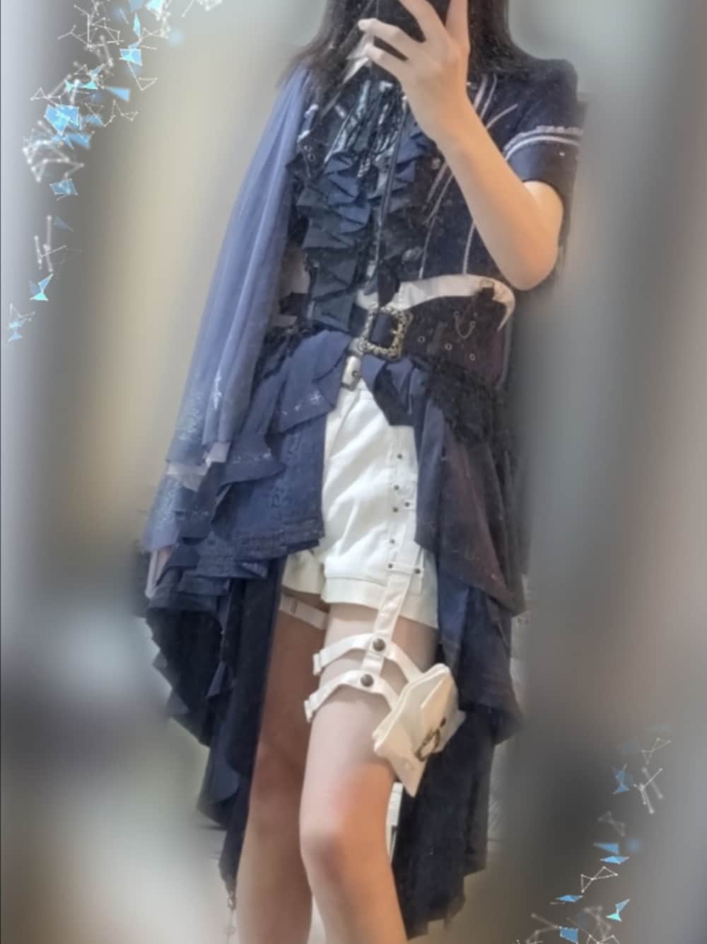 「皇子系コーデ、皇子ロリータ、OzzOn」｜「OzzOnのアイテム（その他パンツ、ホワイト系）」を使った、20122e21さん（メンズ・173cm）の春コーディネートの1枚目の写真